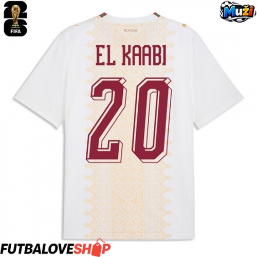 Dres Maroko Ayoub El Kaabi #20 Preč MS 2026 Krátky Rukáv